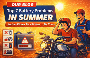 Bike battery problems in summer India