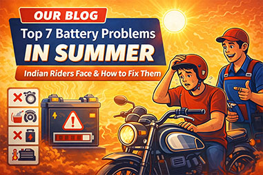 Bike battery problems in summer India