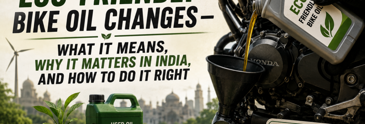 Eco-Friendly Bike Oil Changes