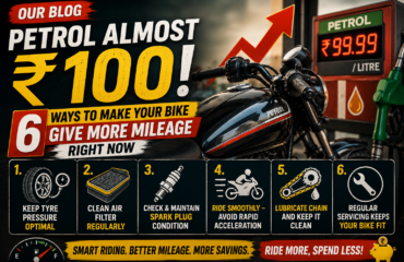 Petrol Almost Rs. 100 - 6 Ways to Make Your Bike Give More Mileage Right Now