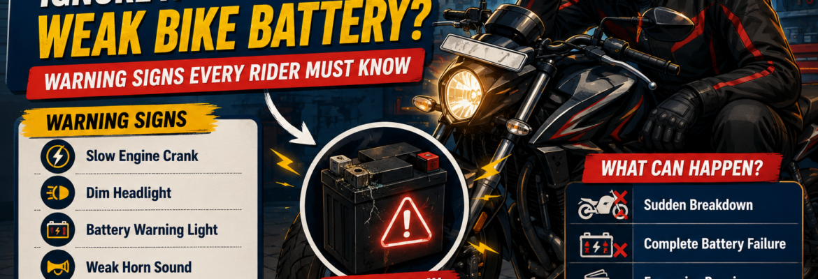 What Happens If You Ignore a Weak Bike Battery